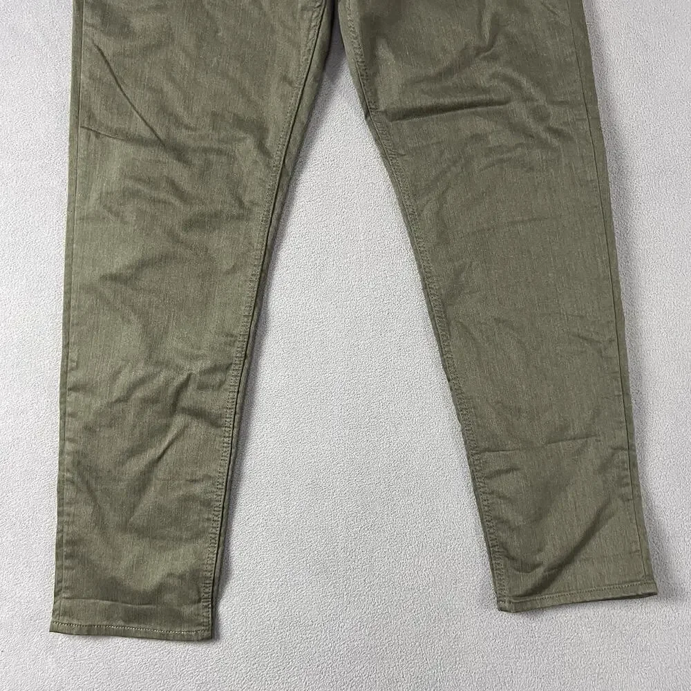 Banana Republic Jeans Mens 36X32 Green Travel Slim Fit Stretch Casual Preppy